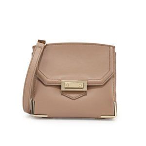 Alexander Wang Prisma Marion Leather Crossbody Bag, Sand
